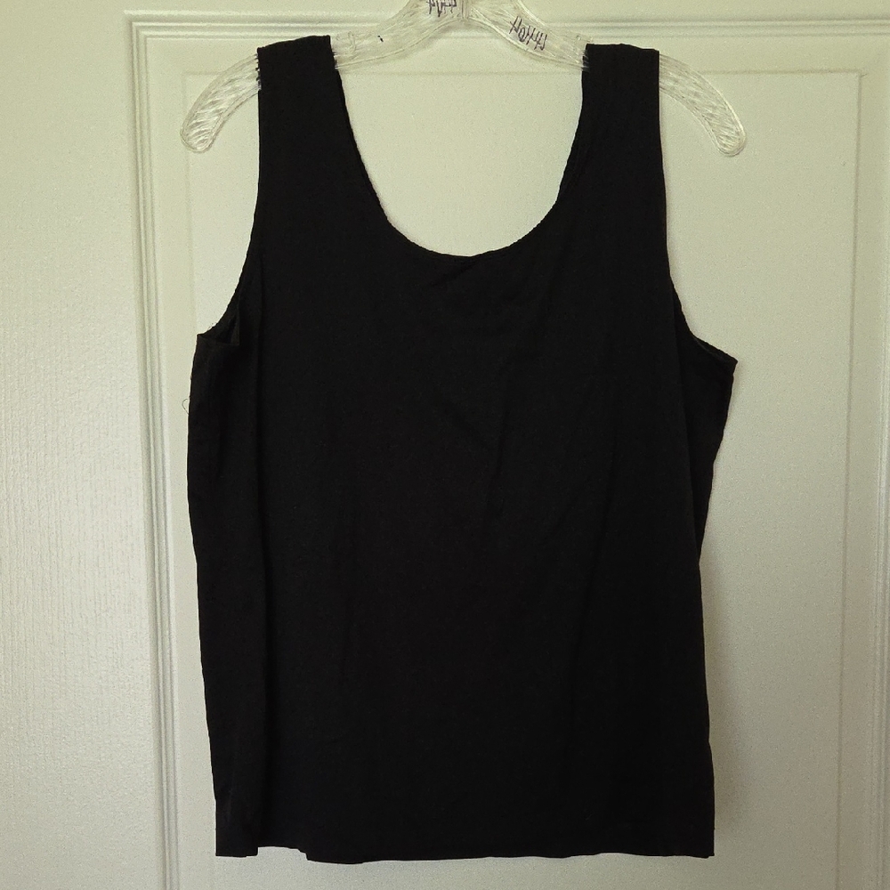 Chico's Black Sleeveless Tank Top